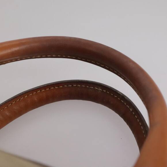 CELINE Macadam Canvas Hand Bag Beige - Picture 8 of 13